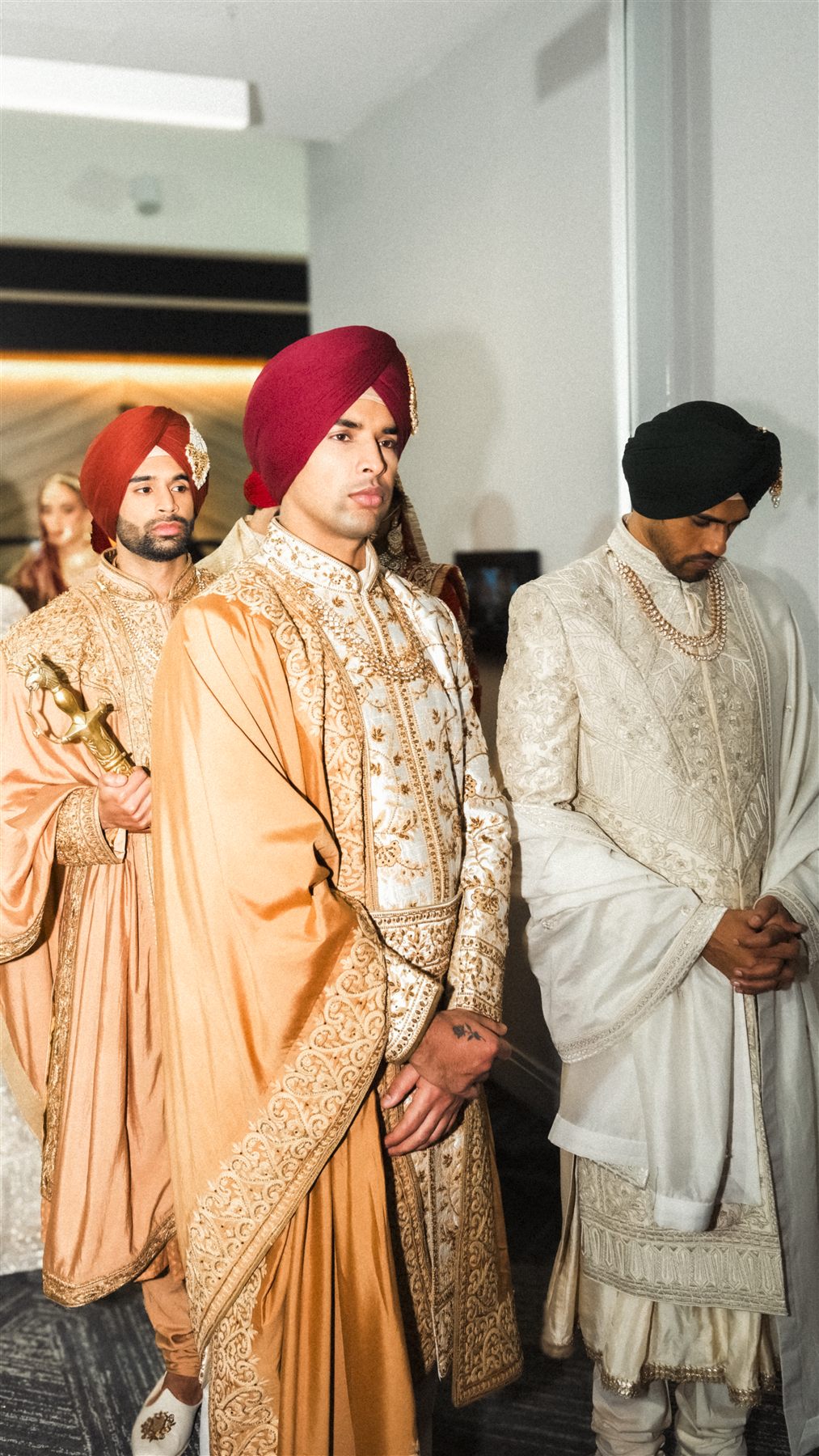 Asian wedding groomsmen photography by Fanciful Visuals