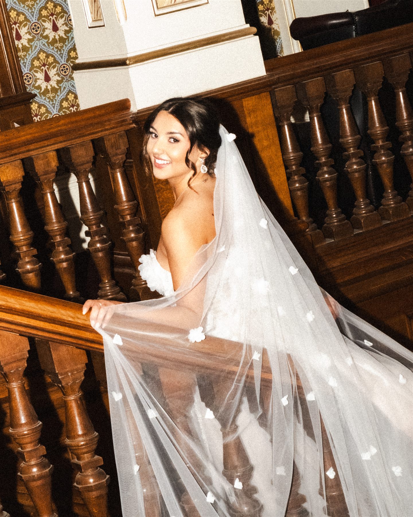 Bridal portrait at Rossington Hall by Fanciful Visuals